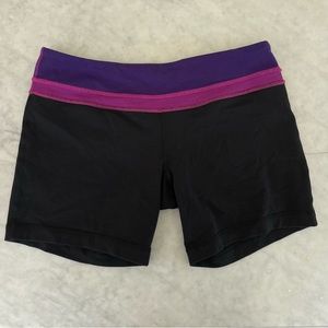 Lululemon spandex workout shorts